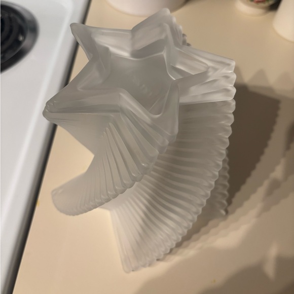 Star Frosted Glass Scentsy Warmer - Picture 3 of 4